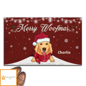 Merry Woofmas – Personalized Custom Doormat
