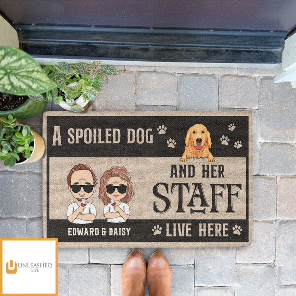 Pet And Staff – Personalized Custom Doormat