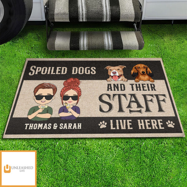 Pet And Staff – Personalized Custom Doormat