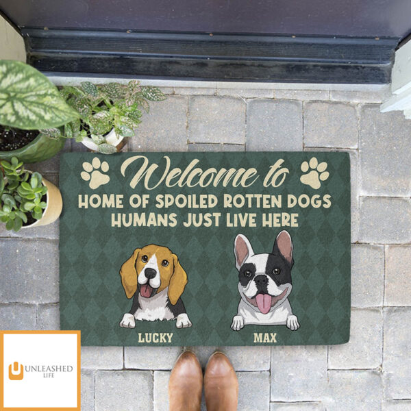 Spoiled Dog Home – Personalized Custom Doormat